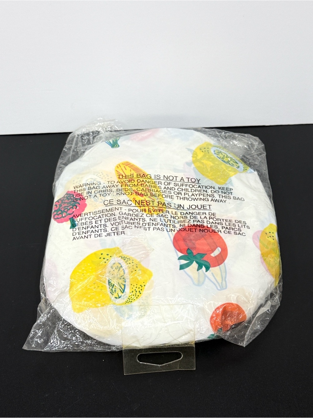 Vintage Fruit Plastic Bowl Cover Retro Elastic